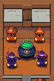 pixel art necromancer