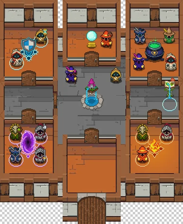 pixel castle