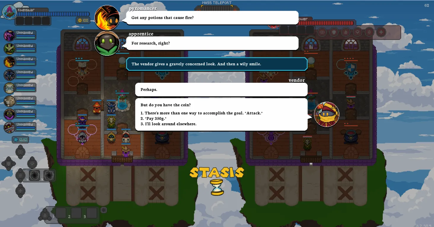 Stacked talking