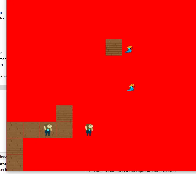 tiny red lines