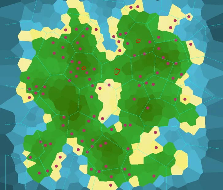 Voronoi overlay